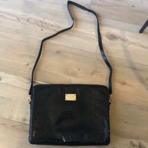 Michael Kors Black Snakeskin Laptop Case - 13”